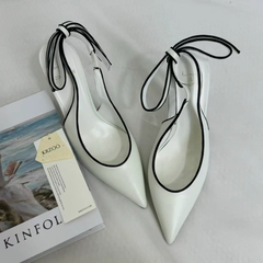 Ankle-Strap Stiletto Sandals With Closed Toes