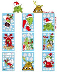 1 Sheet Christmas Decorations Glass Window Graphic Stickers