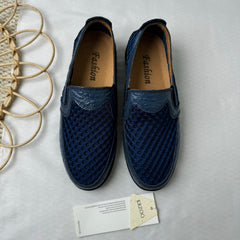 Breathable Mesh Leather Shoes