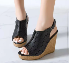 Candace Taupe Wedges