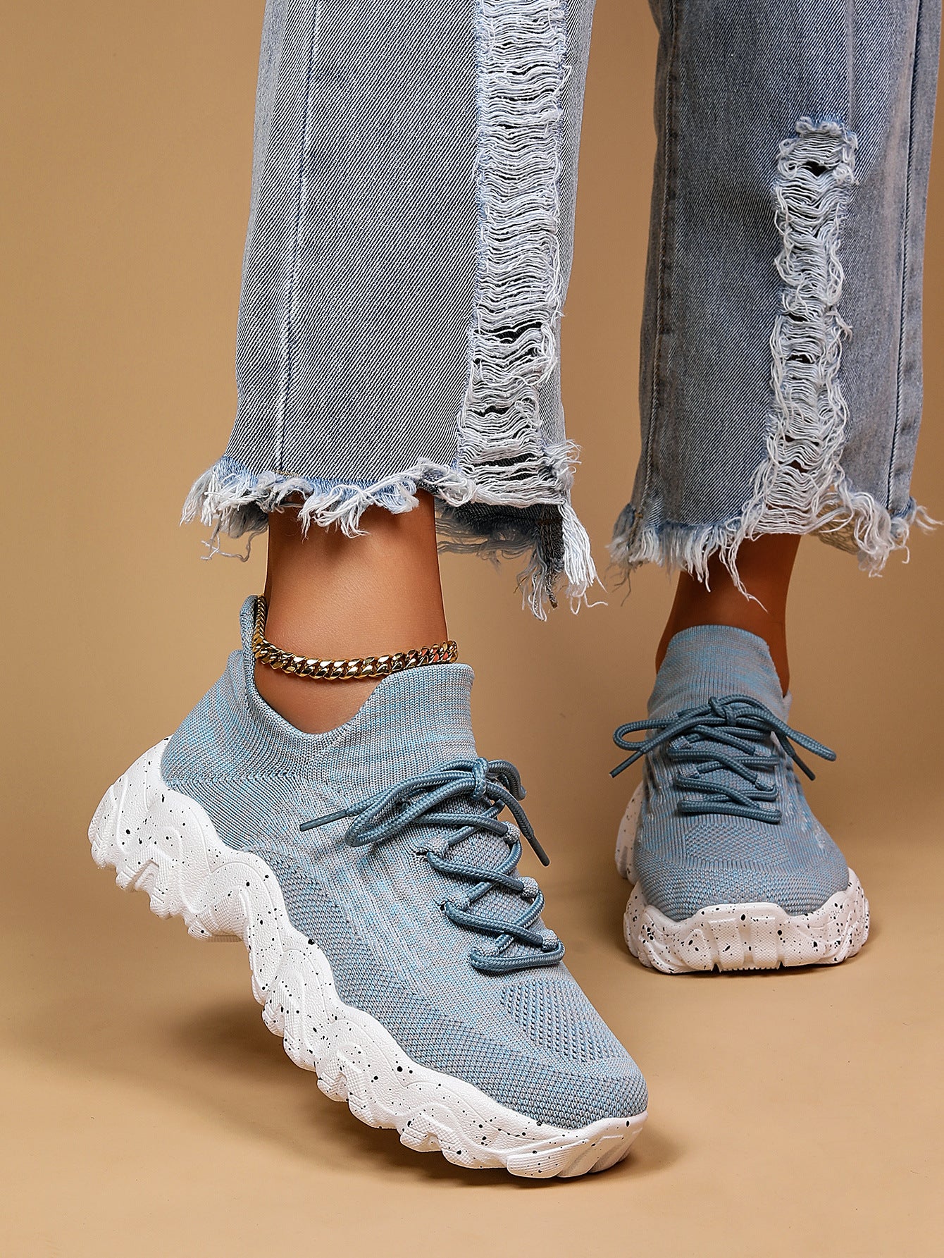 Woven Air Cushion Sneakers