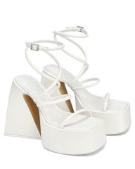 Platform Thick-Heeled Sandals