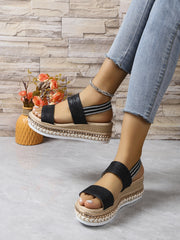 Casual Espadrille Platform Sandals