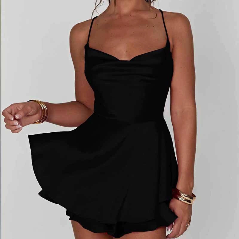 Fuego Satin Mini Dress