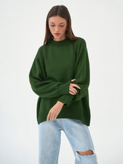 Lizabeth Cotton Thermal Knit Top - Mint