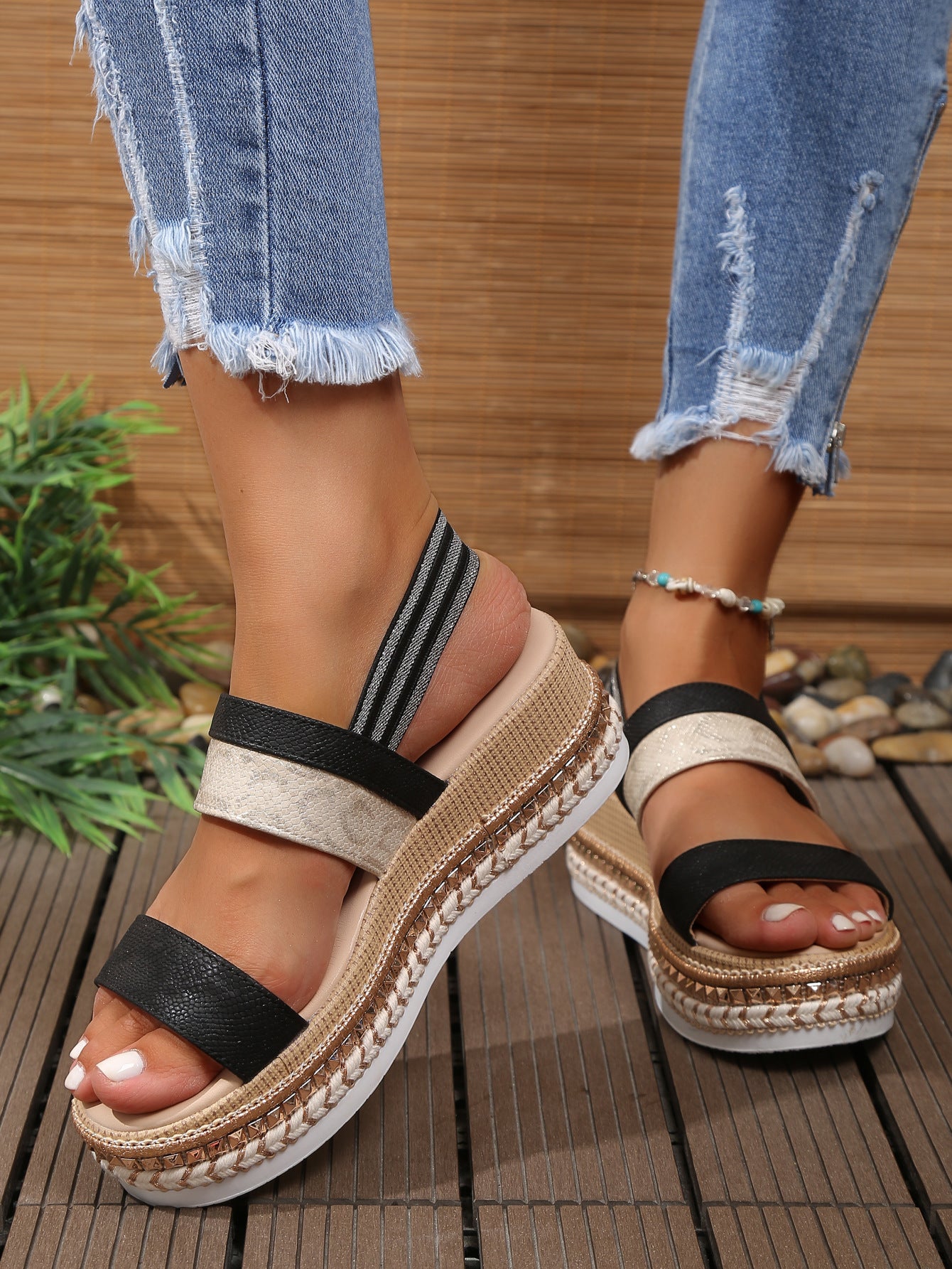 Casual Espadrille Platform Sandals