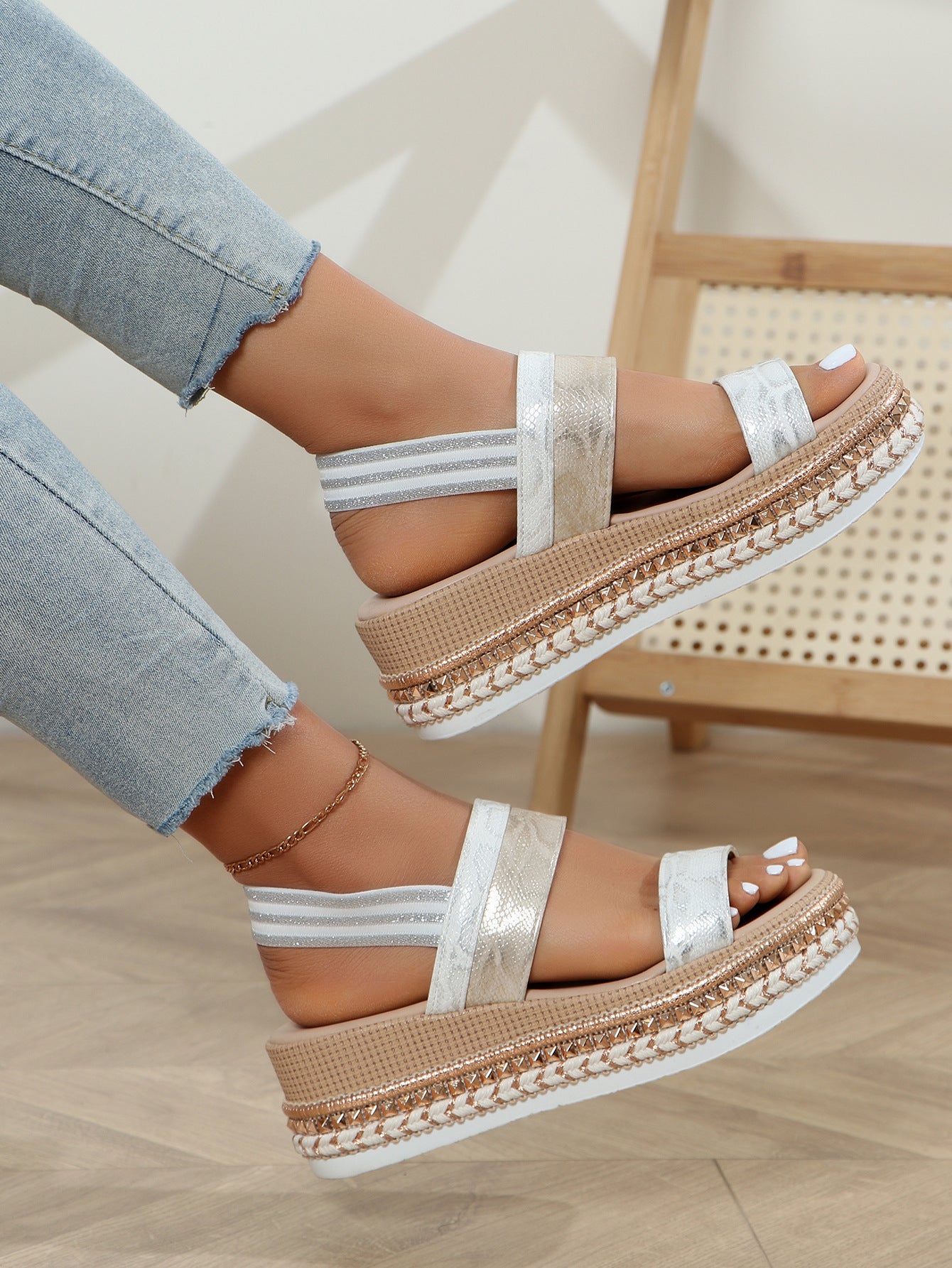 Casual Espadrille Platform Sandals