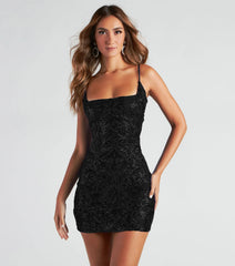 Lissie Formal Sequin Mini Dress