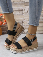 Casual Espadrille Platform Sandals