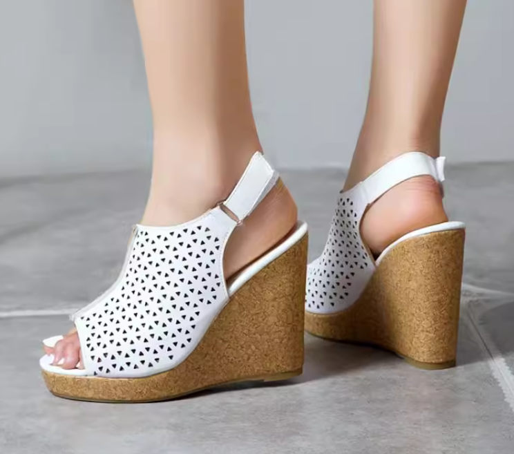 Candace Taupe Wedges