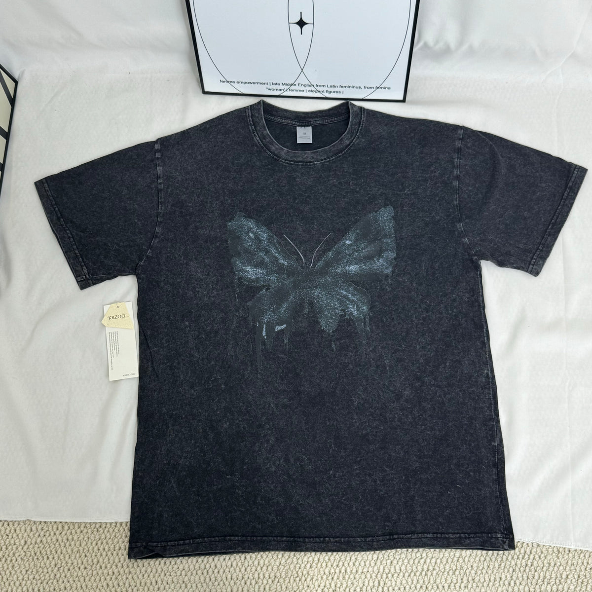 Printed Vintage-Wash Short-Sleeve T-Shirt