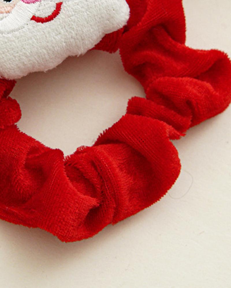 1pc Christmas Tree Santa Claus Decor Scrunchie