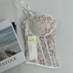 Lace Inner Layer Push-Up Fishtail Bra