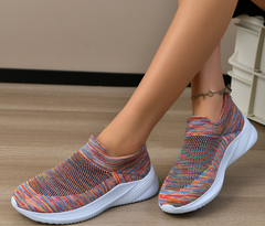 Colorful Mesh Flat Comfortable Sneakers