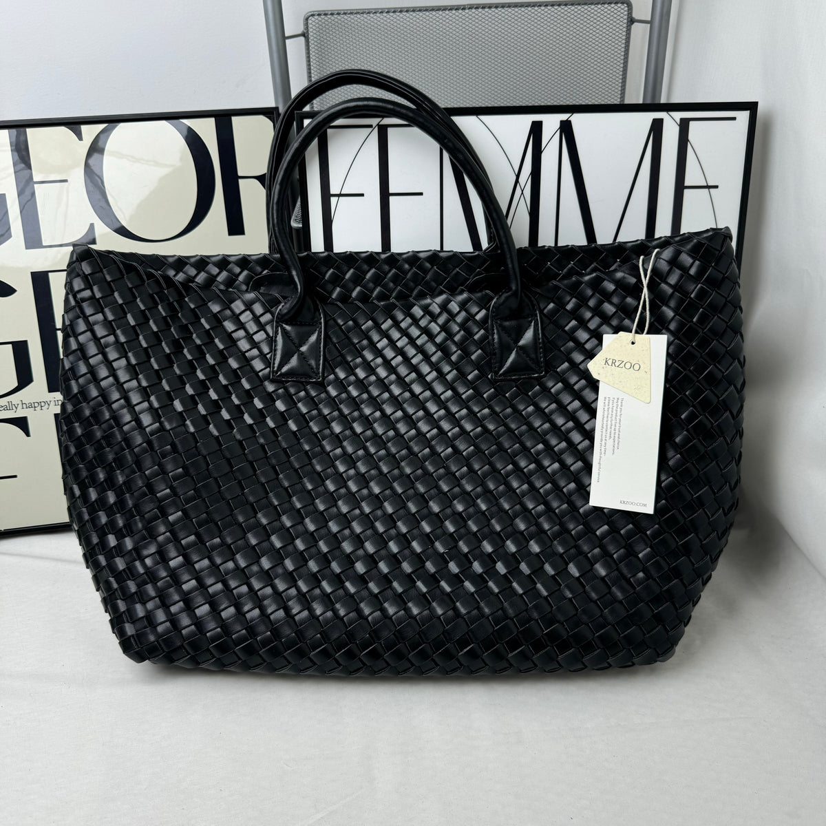 Woven Tote Bag Large Capacity
