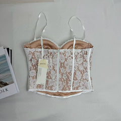 Lace Inner Layer Push-Up Fishtail Bra
