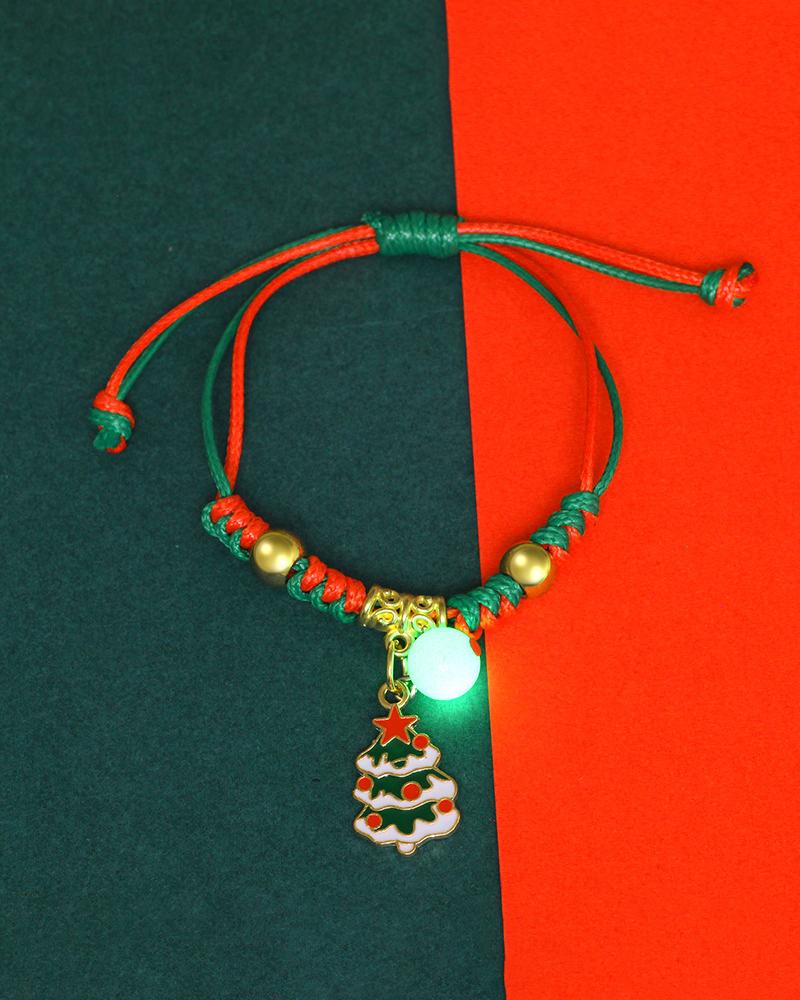 1pc Christmas Luminous Charm Bracelet