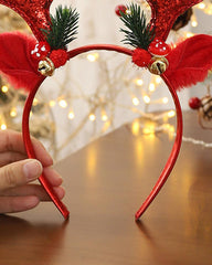 1pc Christmas Headband Antlers Hair Accessories Christmas Ornament Party Headpiece