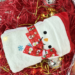 Santa Claus Blanket Nap in Winter