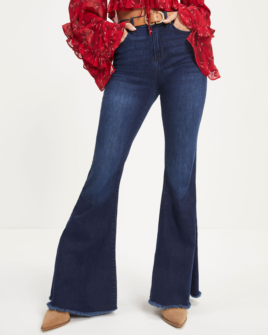Astrid High Rise Stretch Flare Jeans