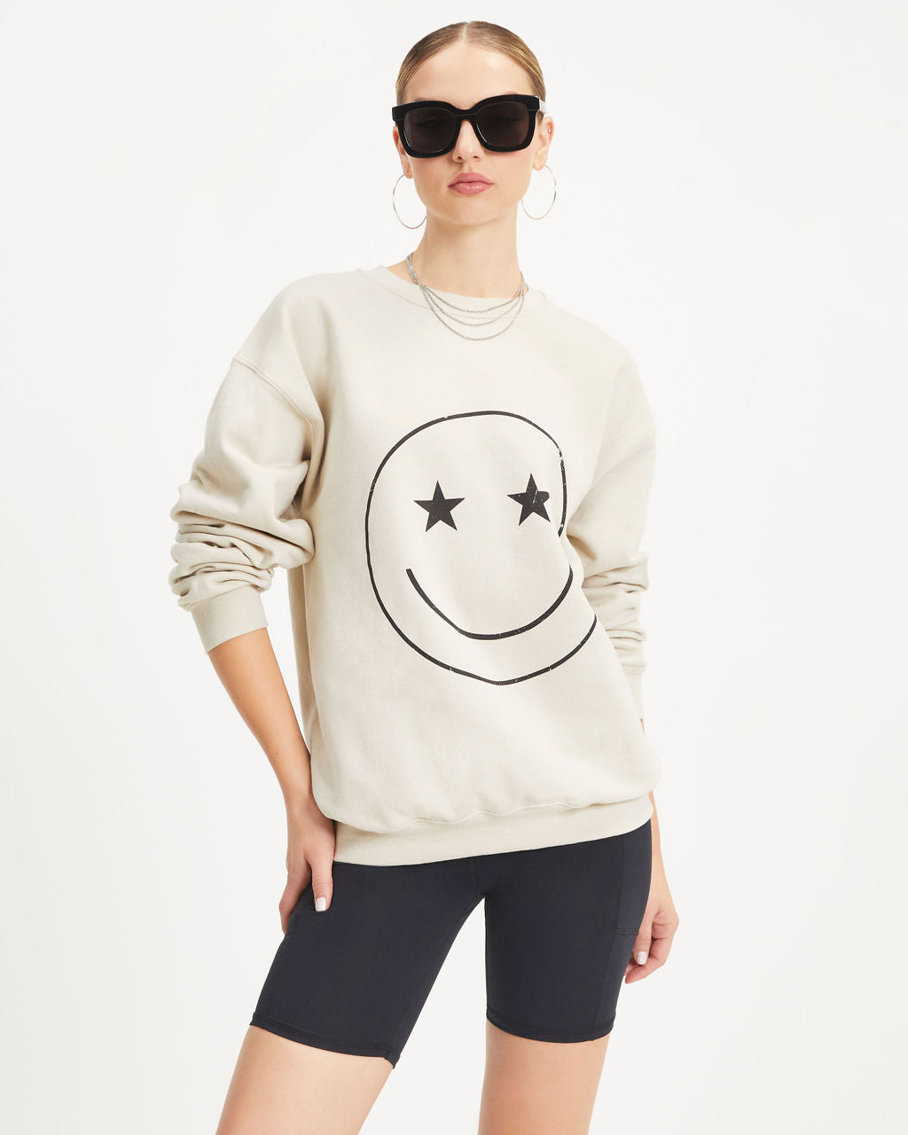 Eyes On The Prize Sweatshirt - Helles Taupe 