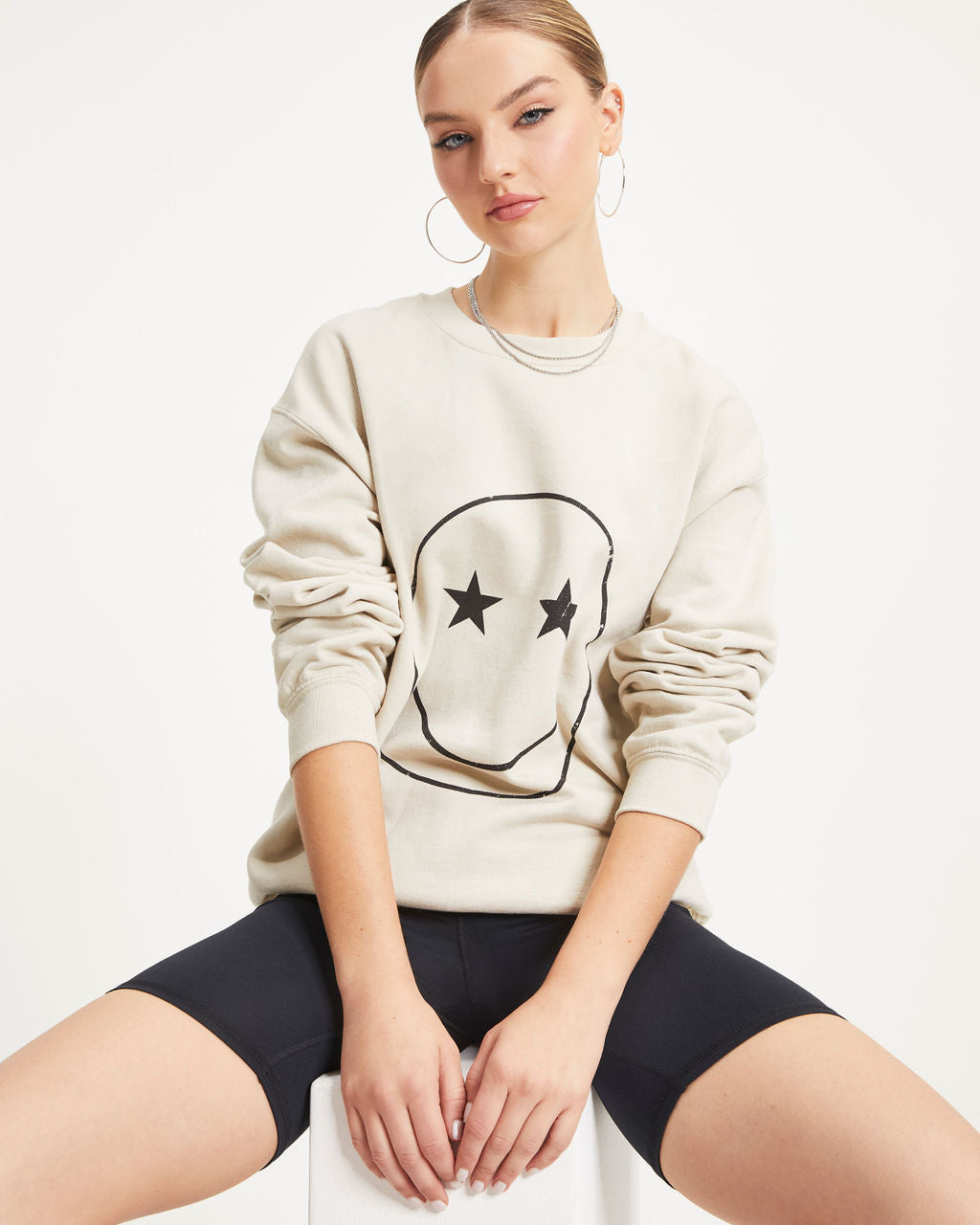 Eyes On The Prize Sweatshirt - Helles Taupe 