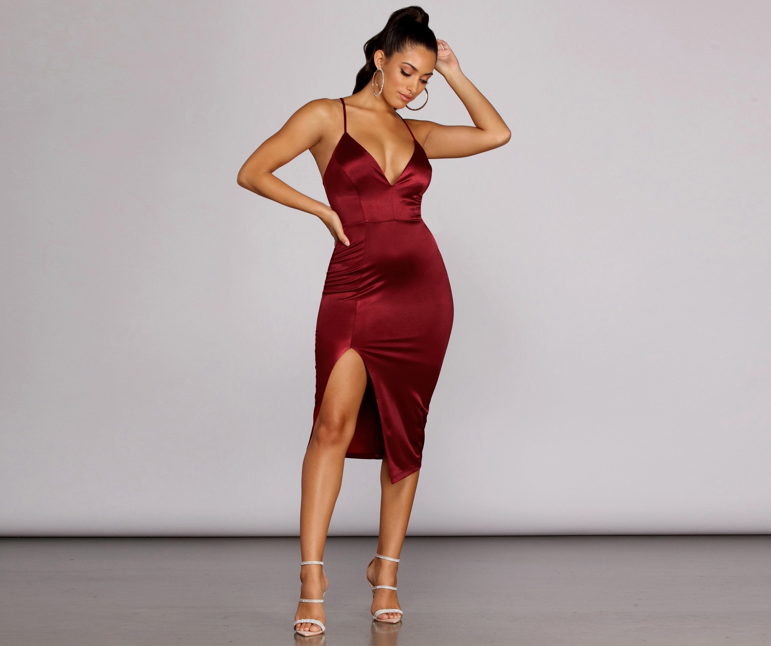lattice bodycon dress Superdown Roxie Lattice Mini Dress
