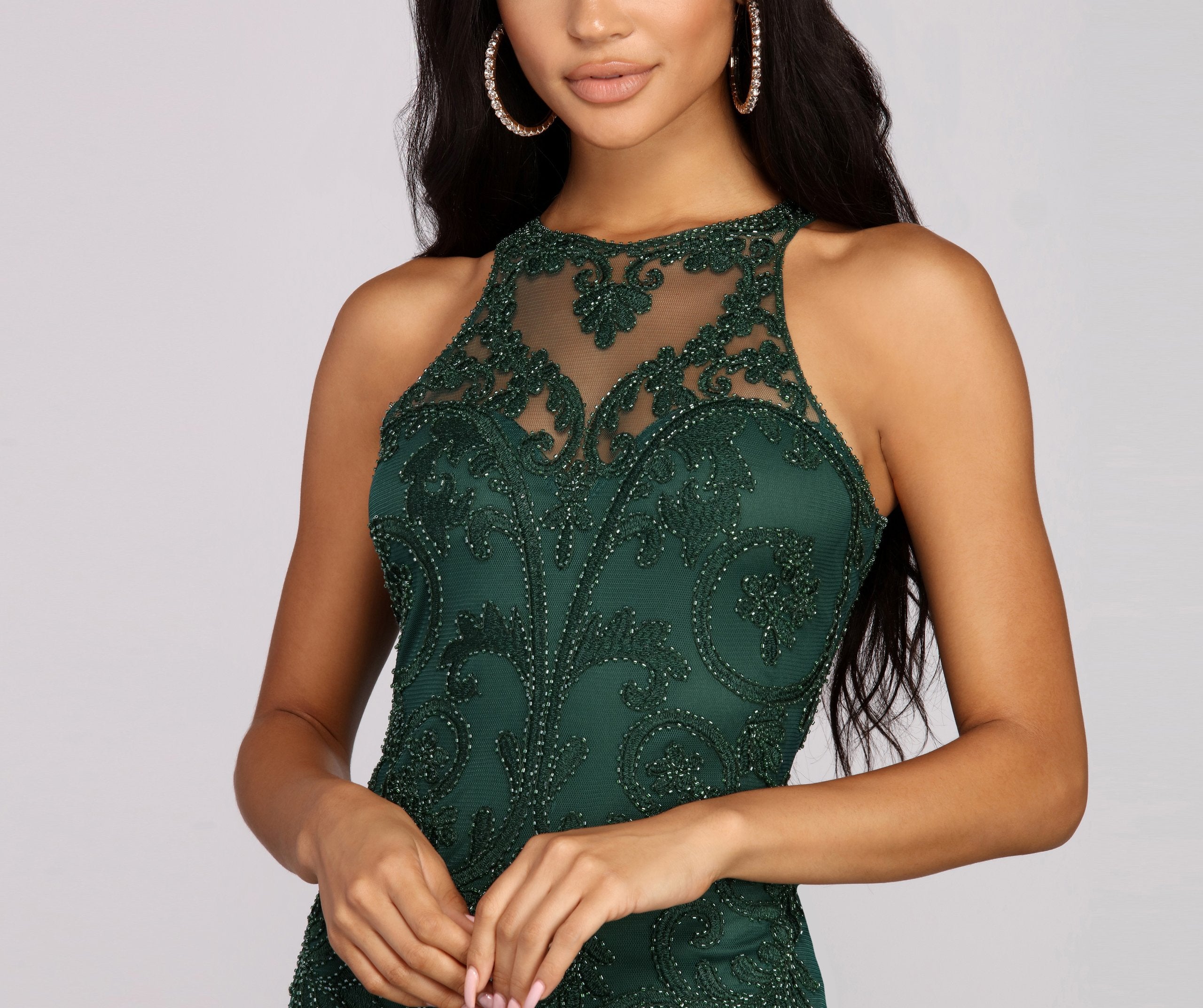 Brady Beaded Mini Dress