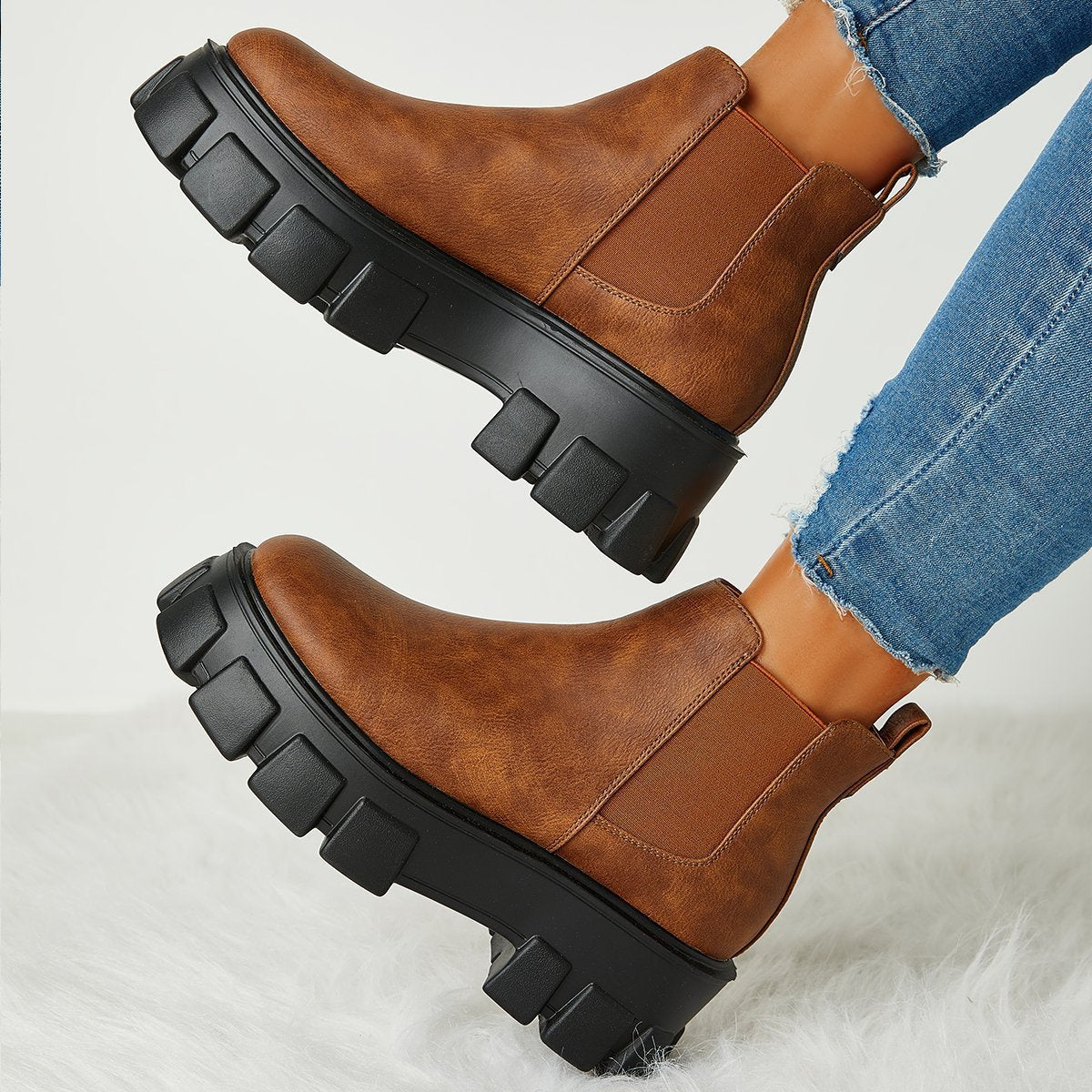 Casual All-Match Platform Boots