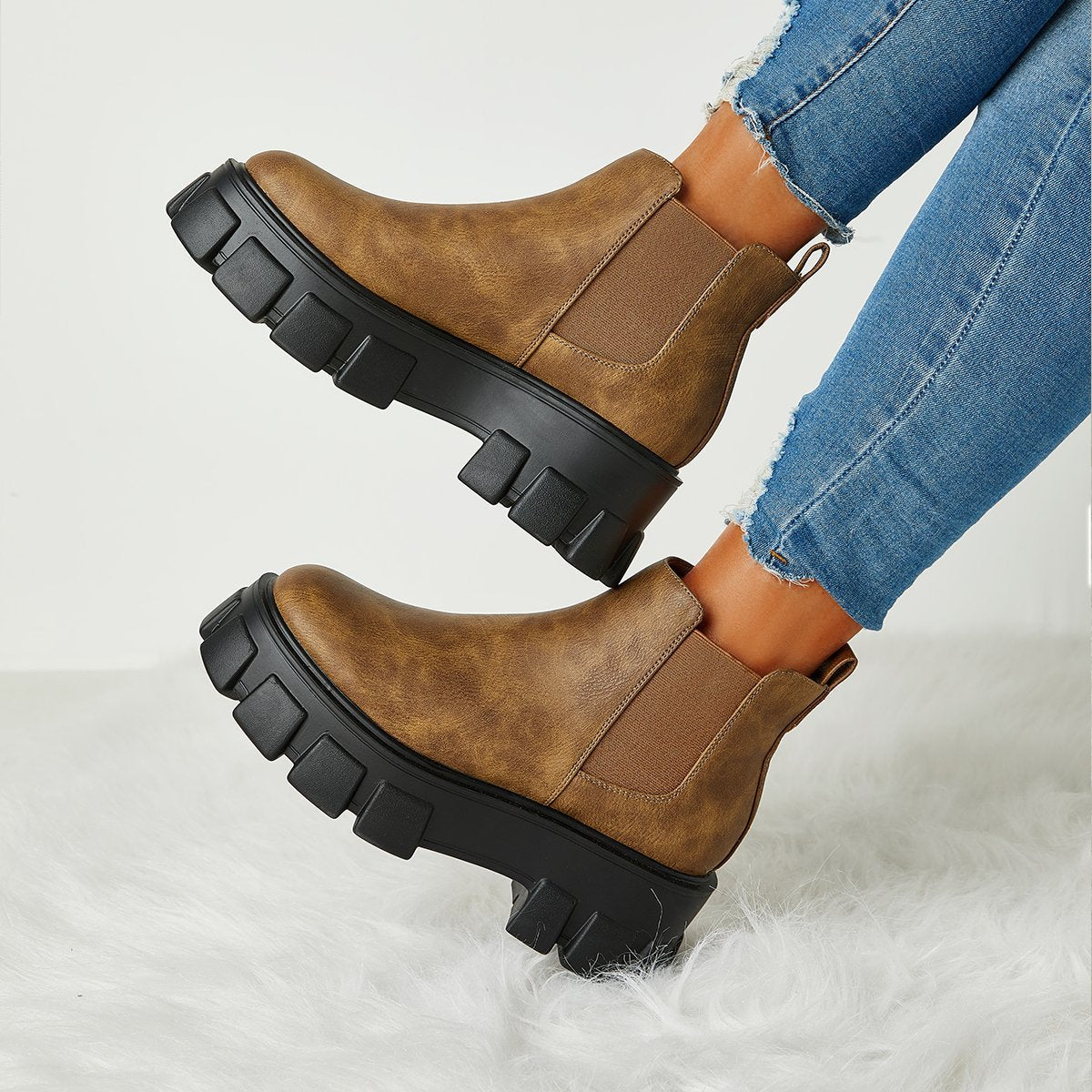 Casual All-Match Platform Boots