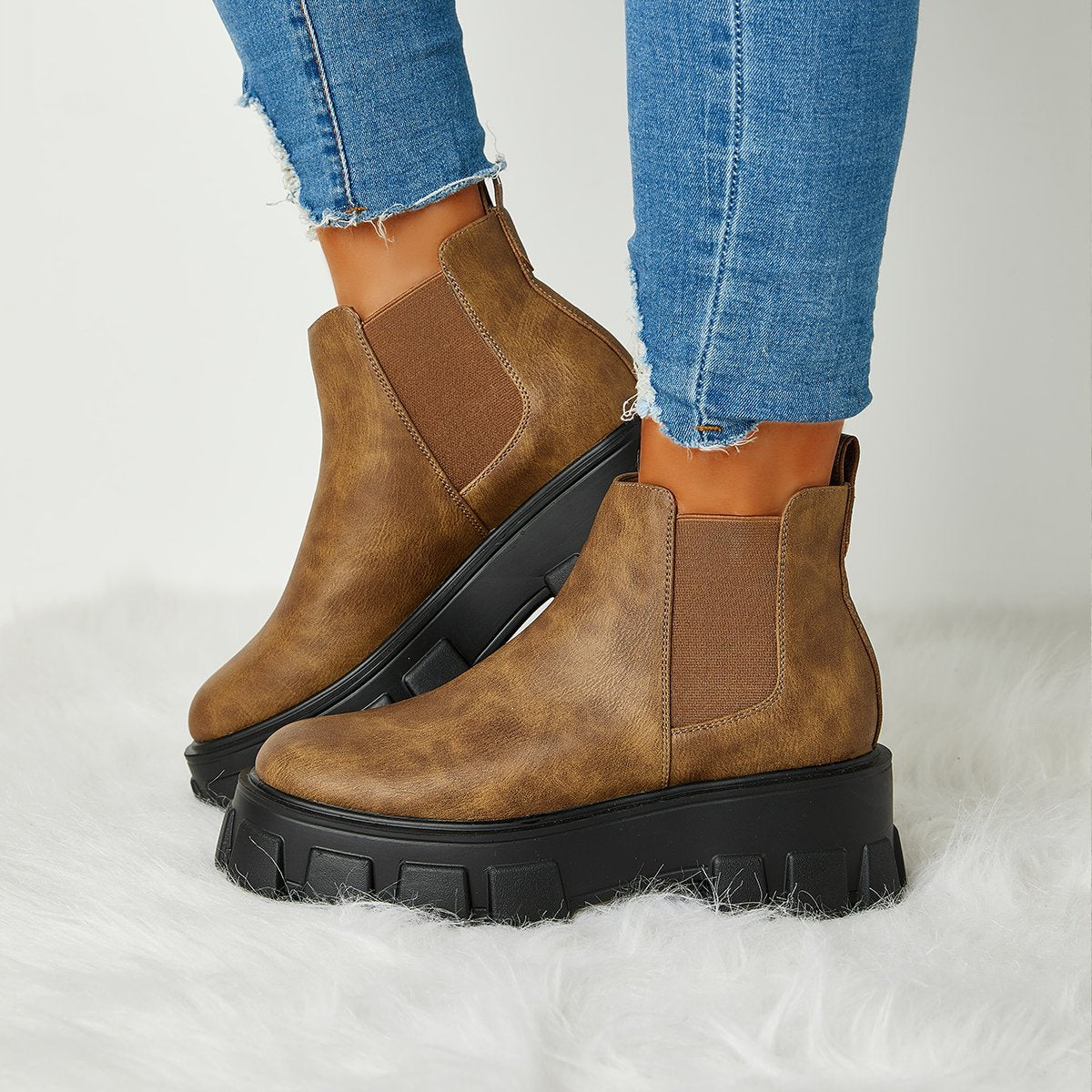 Casual All-Match Platform Boots