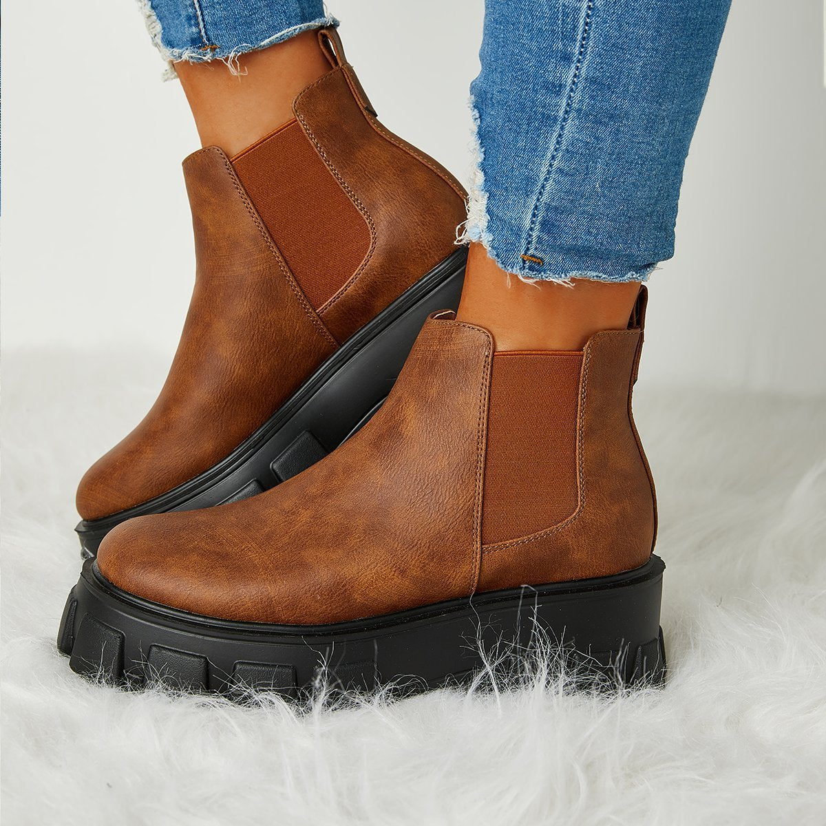 Casual All-Match Platform Boots