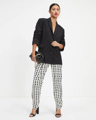 All The Buzz Pocketed Houndstooth Pants