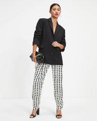 Pantalones de pata de gallo con bolsillos All The Buzz 