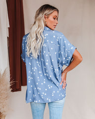 Aries Printed Button Down Top Oshnow