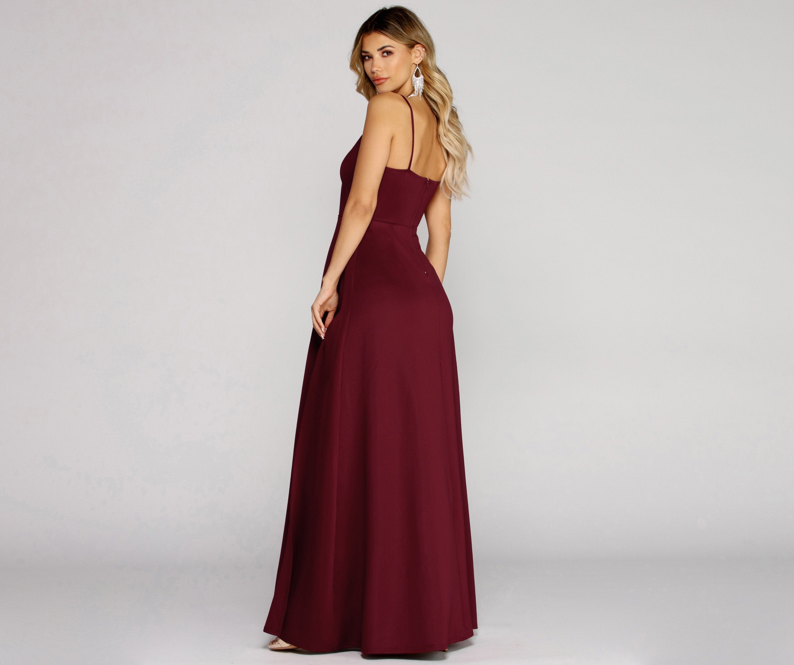 Avianna Formal High Slit Dress Oshnow