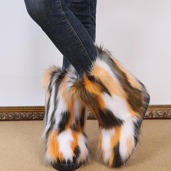 Comfy Faux Fur Winter Warm Snow Boots