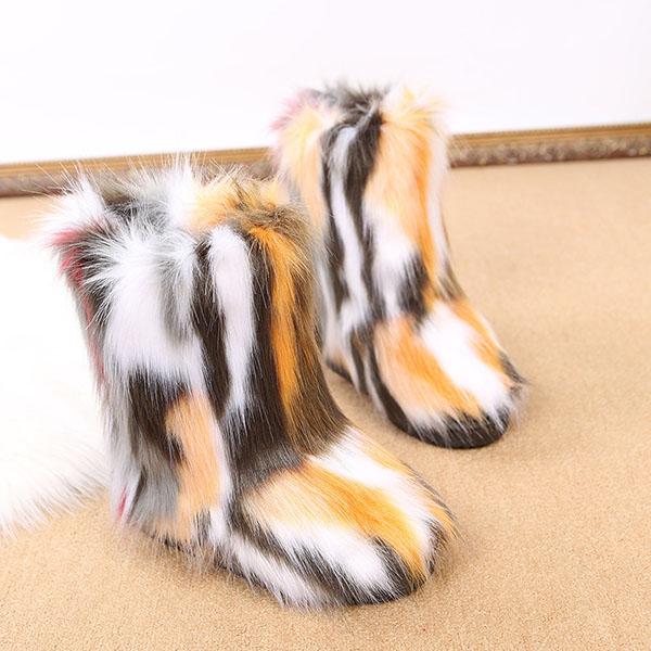 Comfy Faux Fur Winter Warm Snow Boots