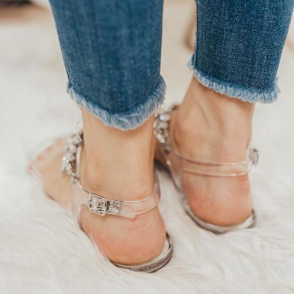 Crystal Clear Sandals