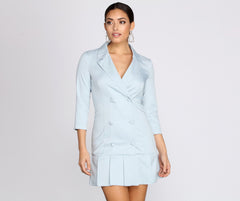 Back To Business Trench Dress Oshnow