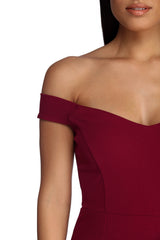 Briar Formal Off The Shoulder Dress Oshnow