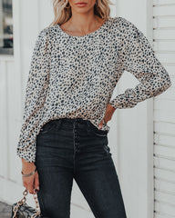 Bristol Animal Print Blouse Oshnow