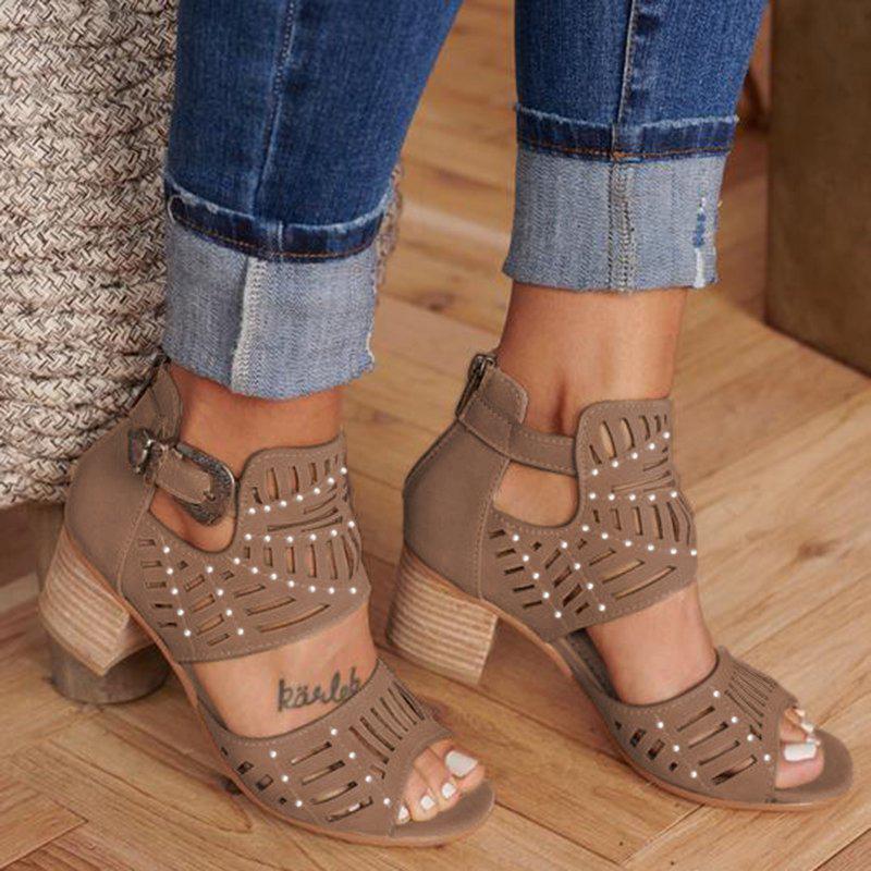 Cut-out Slip-on Booties