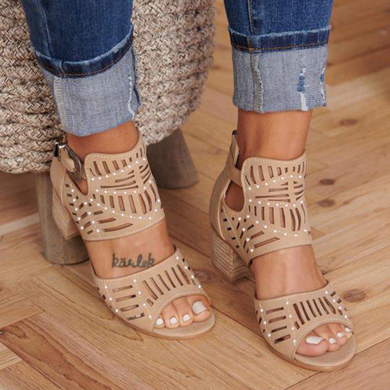 Cut-out Slip-on Booties