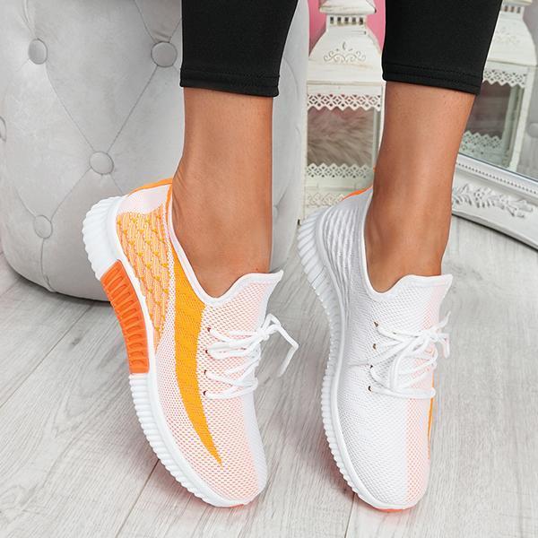 Breathable Lightweight Lace-Up Sneakers