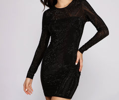 Capture The Spotlight Heat Stone Mini Dress Oshnow