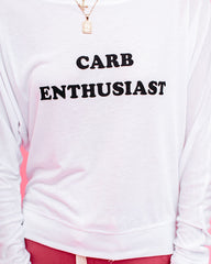 Carb Enthusiast Long Sleeve Knit Top Oshnow