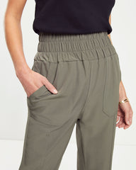 Chill Out Days Pocketed Jogger Pants - Olive