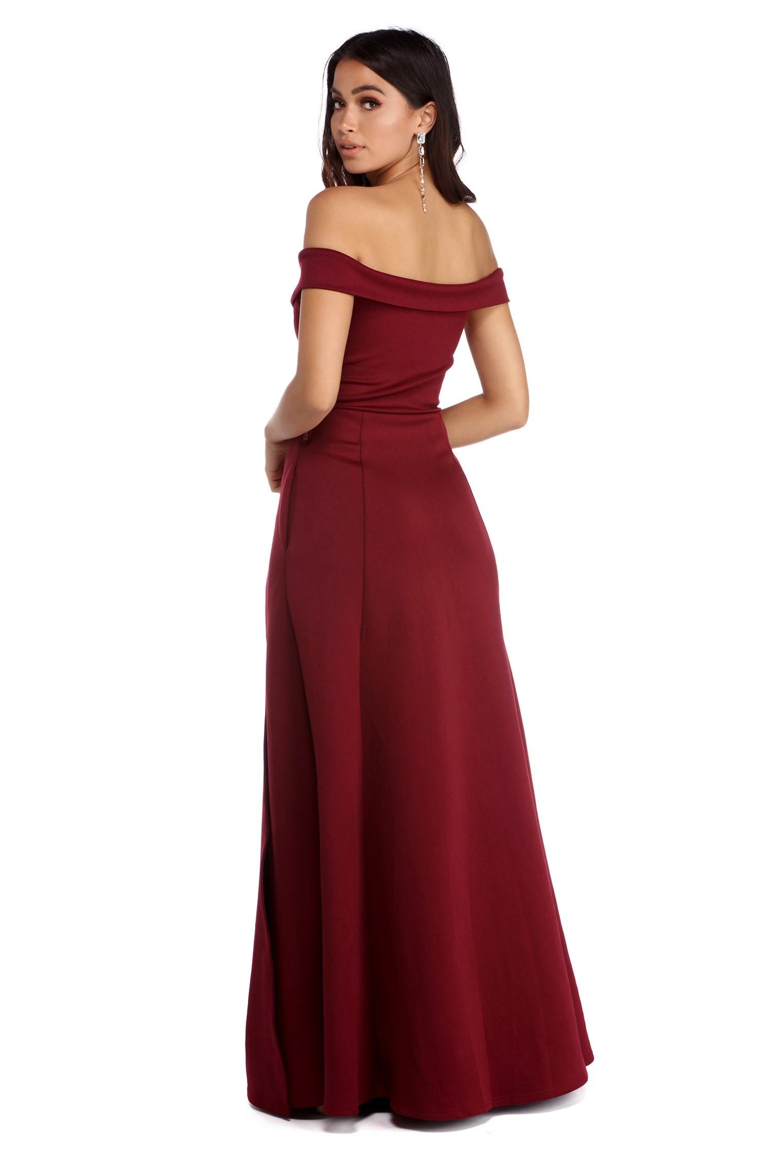 Christine Off The Shoulder Ball Gown Oshnow