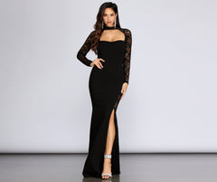 Danielle Sweetheart Lace Formal Dress Oshnow